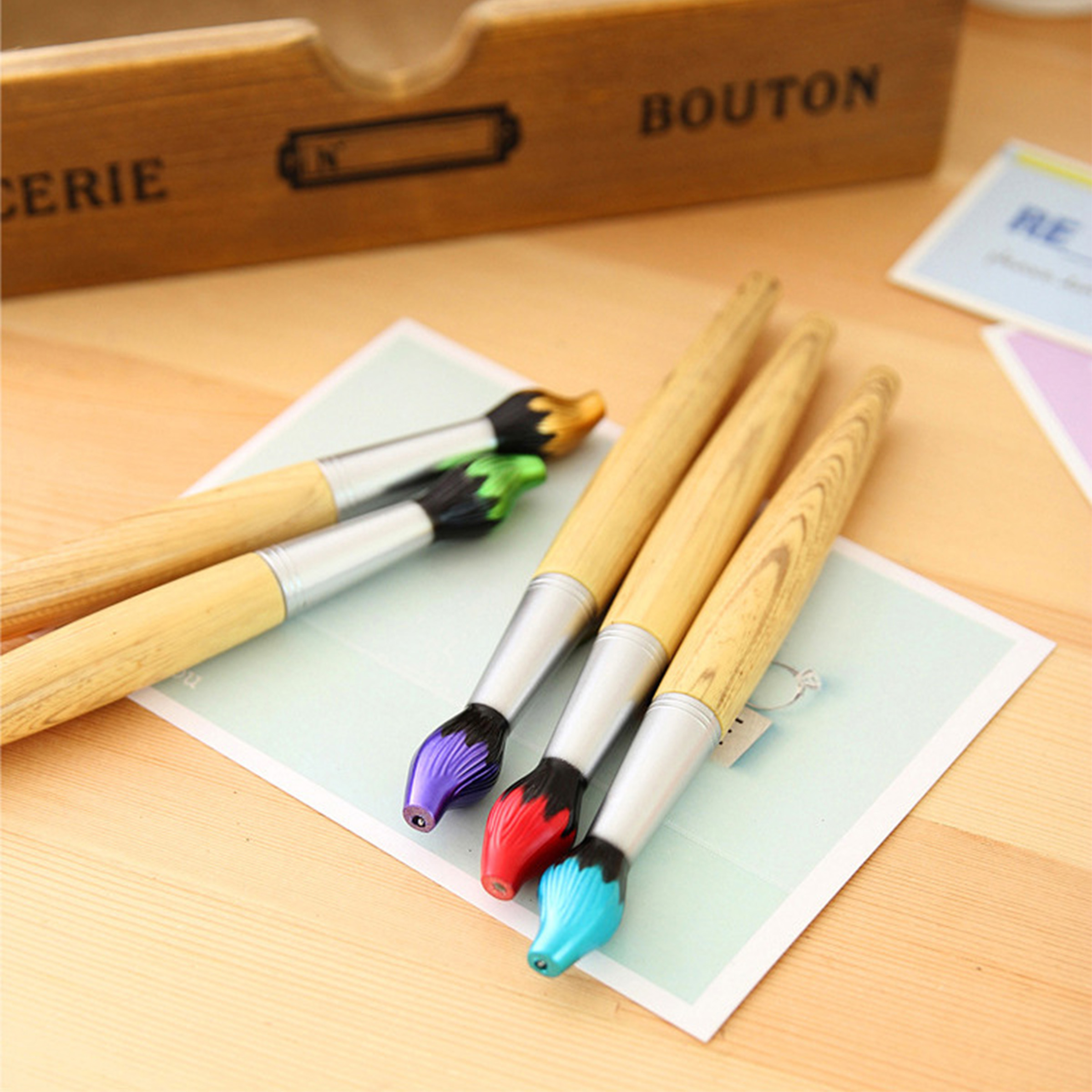Paintbrush Shaped Creative Ballpoint Pen