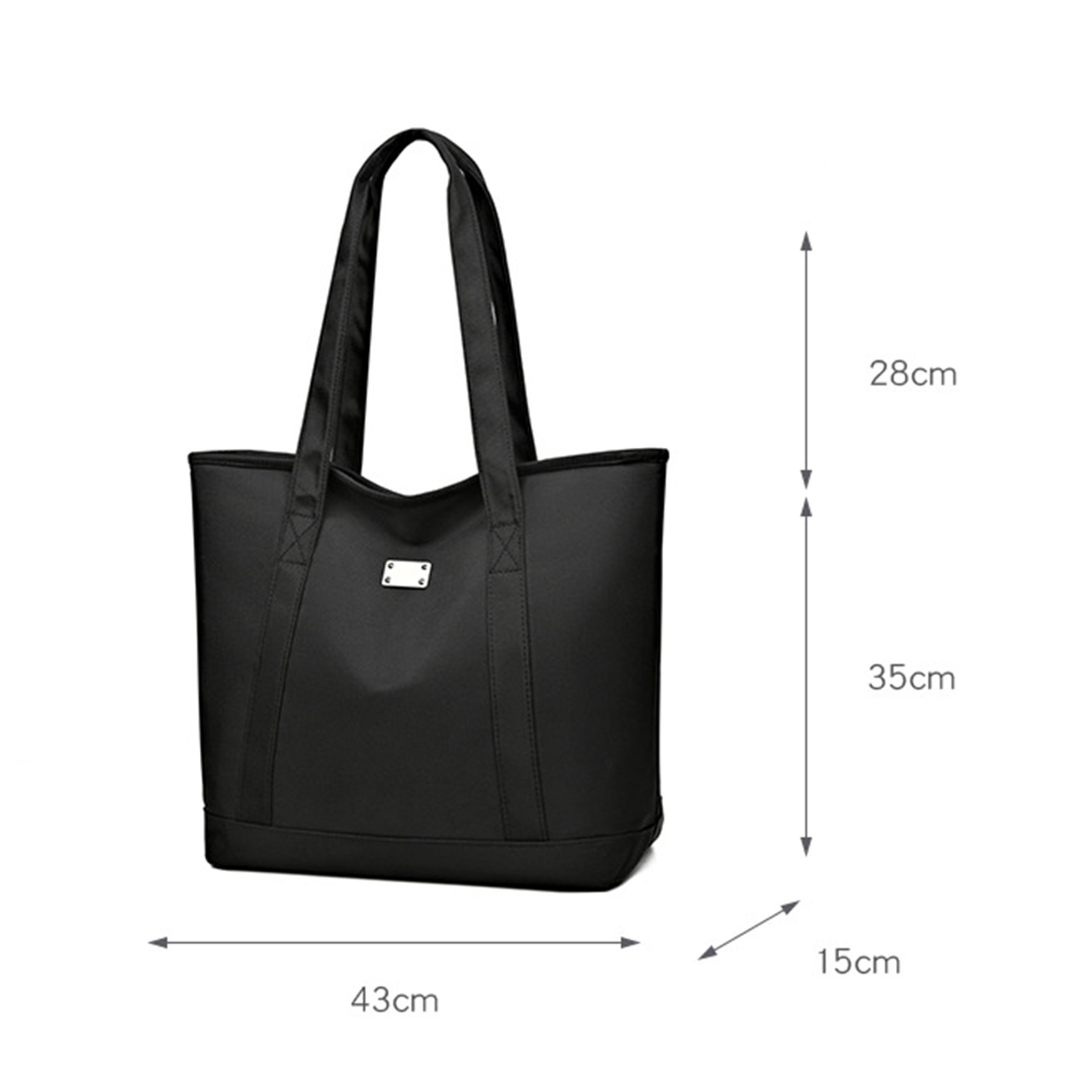 Nylon Oxford Casual Tote Bag