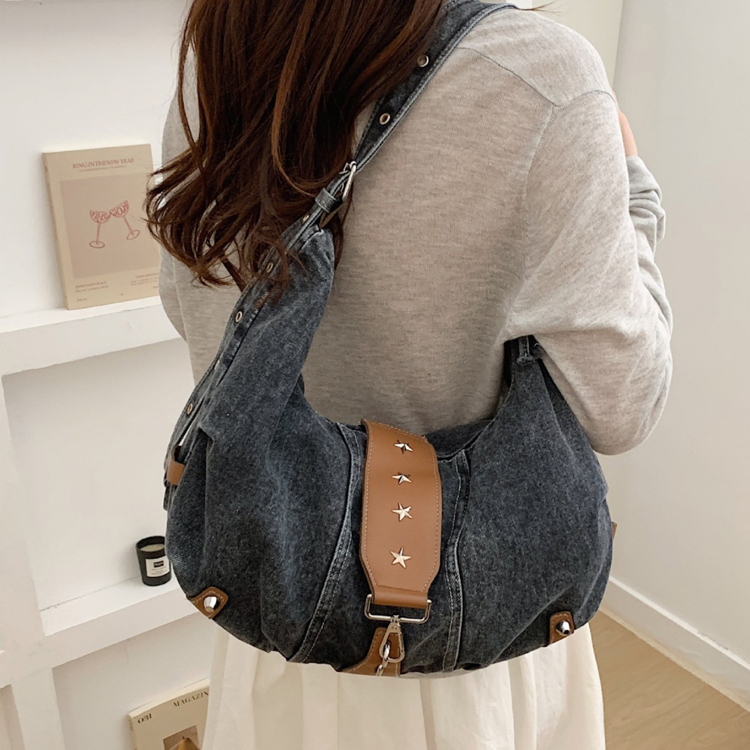 Denim Tote Bag