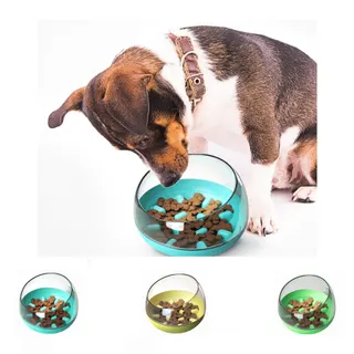 Space Capsule Pet Shake Food Bowl