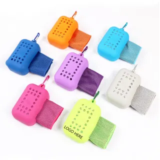 Cooling Towel in Silicone Case