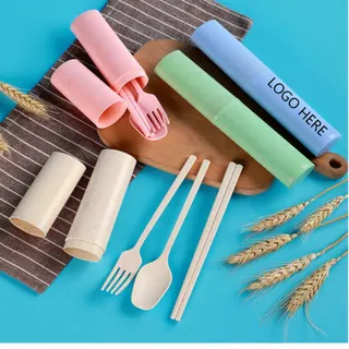 Portable Flatware Set w/Case - 3 Pieces