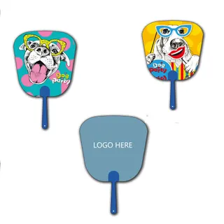 Plastic Advertising Hand Fan