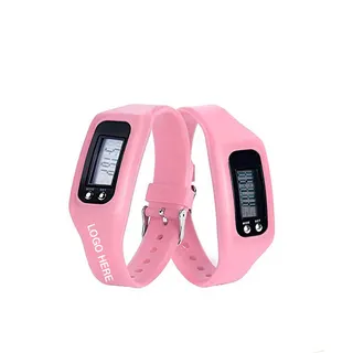 Digital LCD Pedometer Watch w/Case