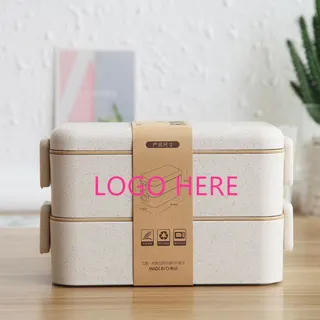 2-Layer Wheat Straw Lunch Box