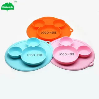 Absorbable Baby Silicone Plate Bowl