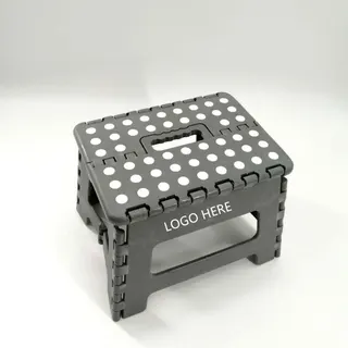 Plastic Folding Step Stool w/Handle