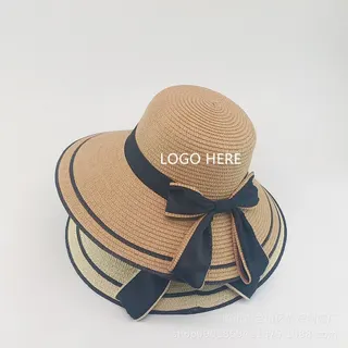 Beach Straw Hat w/Bow