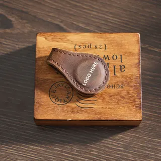 Leather Magnetic Bookmarks