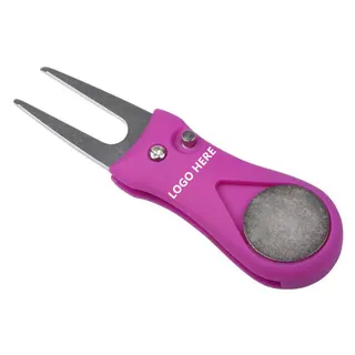 Foldable Golf Divot Repair Tool w/Ball Marker