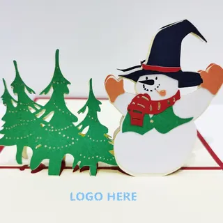 Snowman Christmas Folding Cards