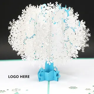 Christmas Snow 3-Dimensional Cards
