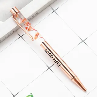Floating Flowering Vine Metal Pen