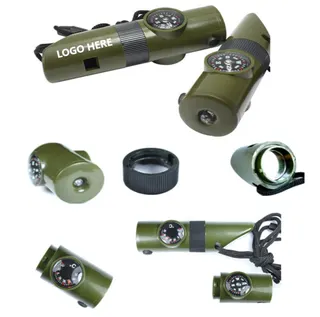 7-in-1 Survival Whistle Tool