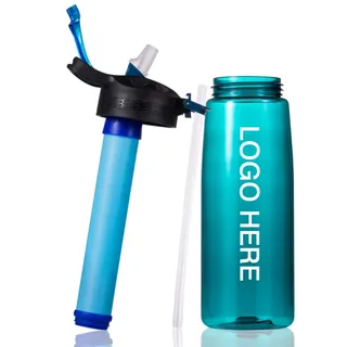 22 Oz. Plastic Tumbler w/Water Filter