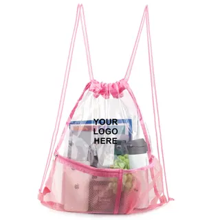 Clear Drawstring Bag
