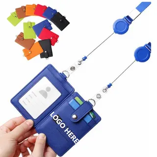Badge Card Holder w/Lanyard