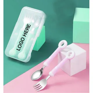 Toddler Training Spoons Forks Set