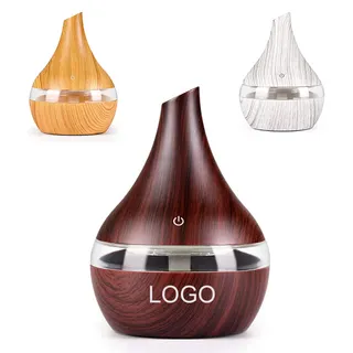 Ultrasonic Aroma Wood Grain Humidifier