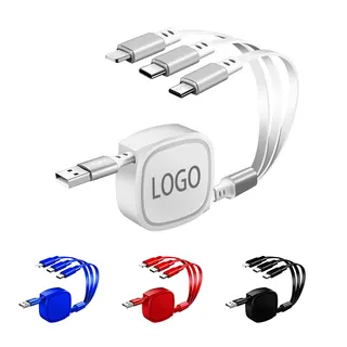 3-in-1 USB Retractable Fast Charging Cable