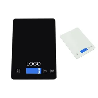 Waterproof Kitchen Scale w/Tempered Glass