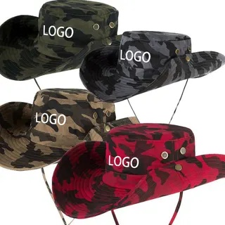 Camouflage Unisex Outdoor Cowboy Sun Hat