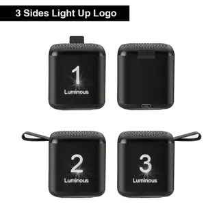 3 Side Light Up Logo Bluetooth® Speaker