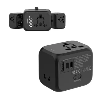 Universal Travel Adapter with 3 USB Ports