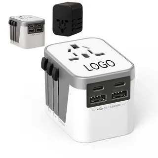 Universal Travel Adapter with 4 USB Ports