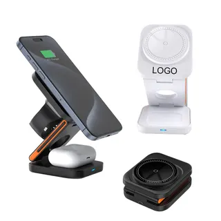 Foldable 3-in-1 Wireless Charger