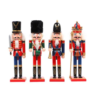 Wooden Nutcracker Christmas Decorations