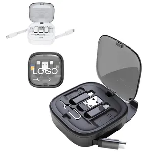 Charging Cable Set w/Square Storage Box