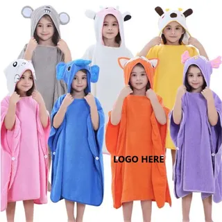 Kids Hooded Bath Towel