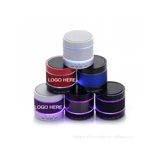Color-Changing LED Cylinder Wireless Speaker
