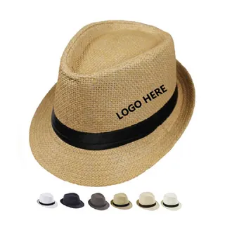 Straw Fedora Hat