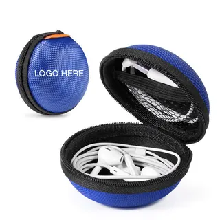 Round Pocket Earphone Case