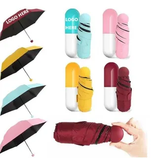 Capsule Shaped Portable Rain Umbrella