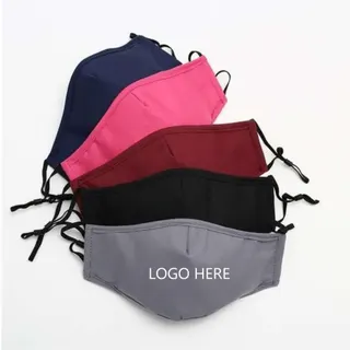 Washable Cotton Masks w/Adjustable Elastic Ear Loops