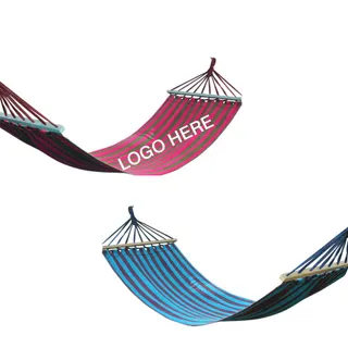 Canvas Hammock w/Wooden Stick