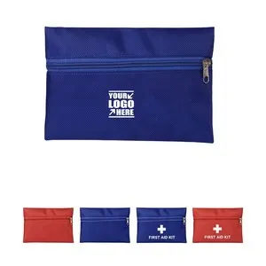Portable Empty First Aid Kit Bag with Carabiner