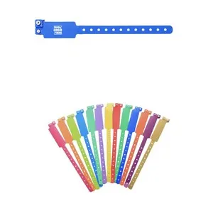 Disposable PVC Wristband With Snap Closure