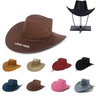 Faux Felt Western Cowboy Hat