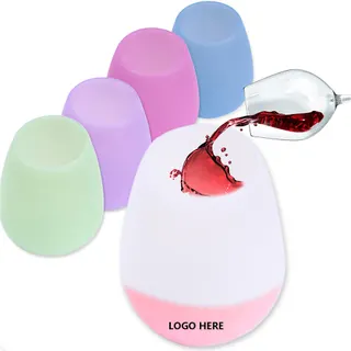 14 Oz. Silicone Stemless Wine Glass