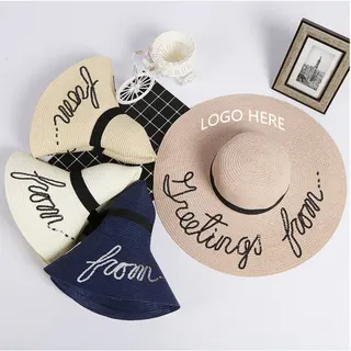 Protective Straw Beach Hat