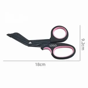 7" Heavy-Duty Medical Bandage Scissors with Serrated Blade-Safety Tip