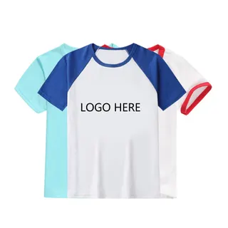 Kid's 100% Cotton Heavy Weight Short Sleeve T Shirts