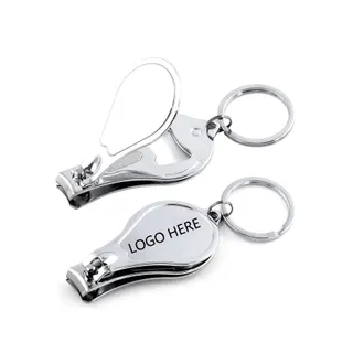 Stainless Steel Nail Clippers w/Bottle Opener