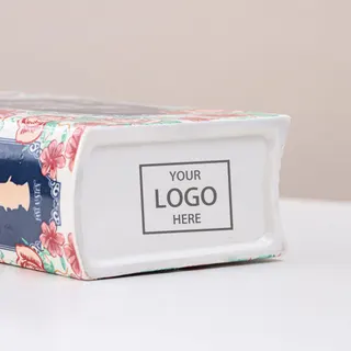 Book Shaped Ceramic Vase