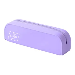 Silicone Macaron Colored Pencil Case