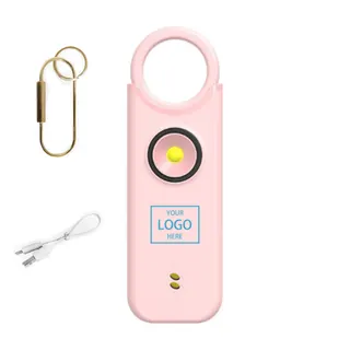 135dB Alarm Keychain w/LED Strobe Light